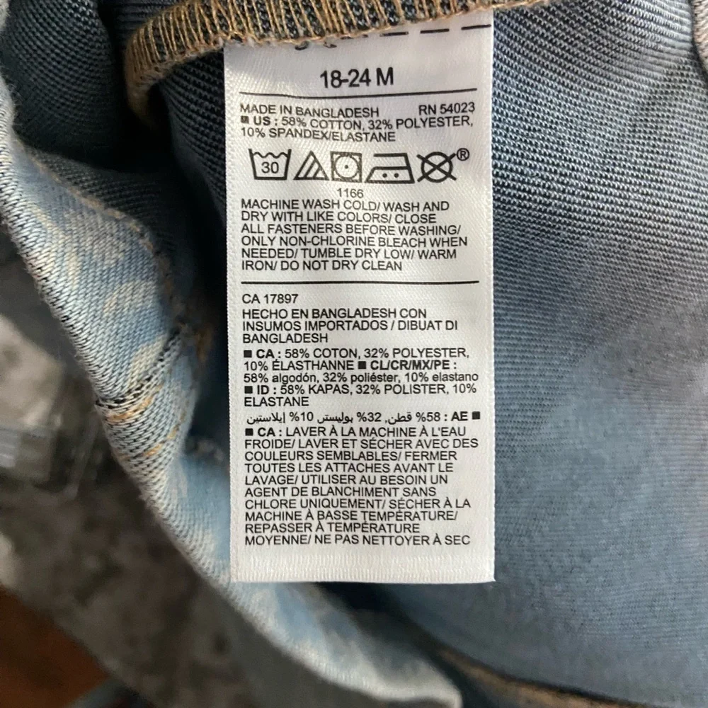 NWT Old Navy Prairie Floral Overall Denim Dress